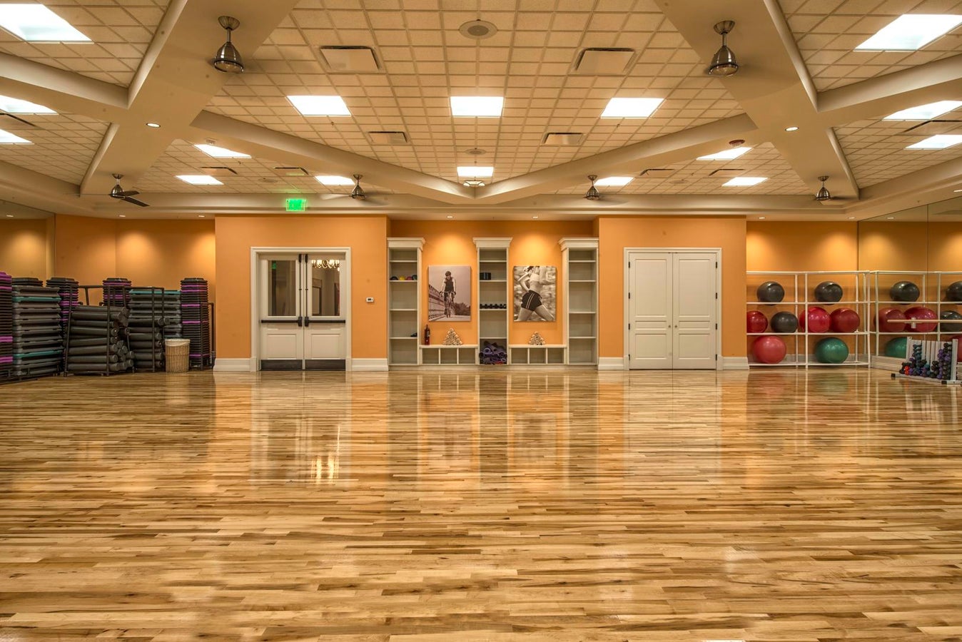 Aerobics Room at The Players Club & Spa in Naples Florida